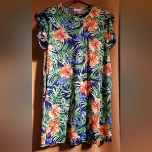 Tropical Floral Women's Blouse